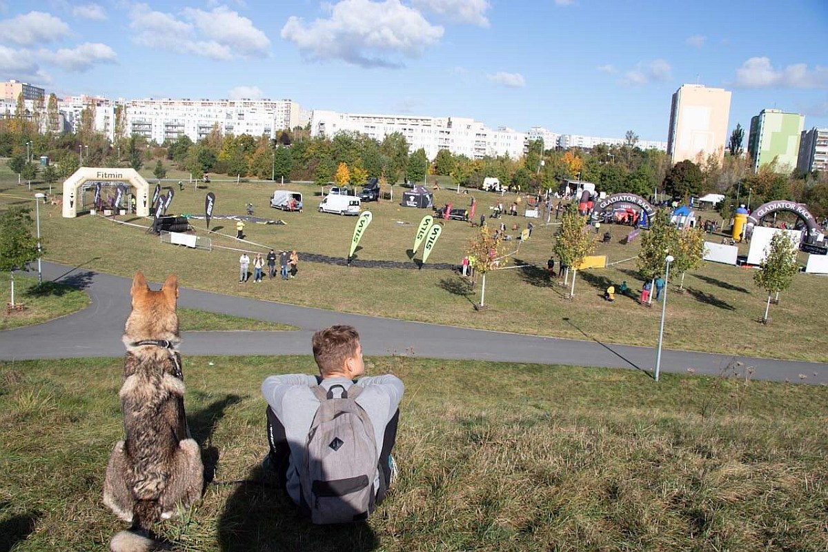 Gladiátor dog race - Chaaník a Jiřík