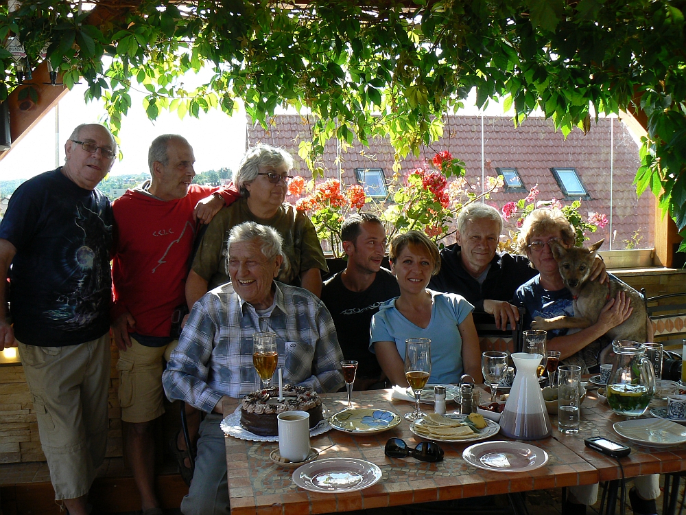 pan Hartl s Andrlovými, Viktorem a Itali - 14.8.2013 Černý Vůl