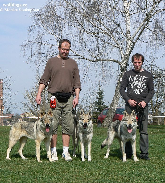 Miloš s Yukon a Xittou z Molu Es, Zdeněk Bardisal se Zarem z Molu Es - 3.4. 2011 Roudnice nad Labem