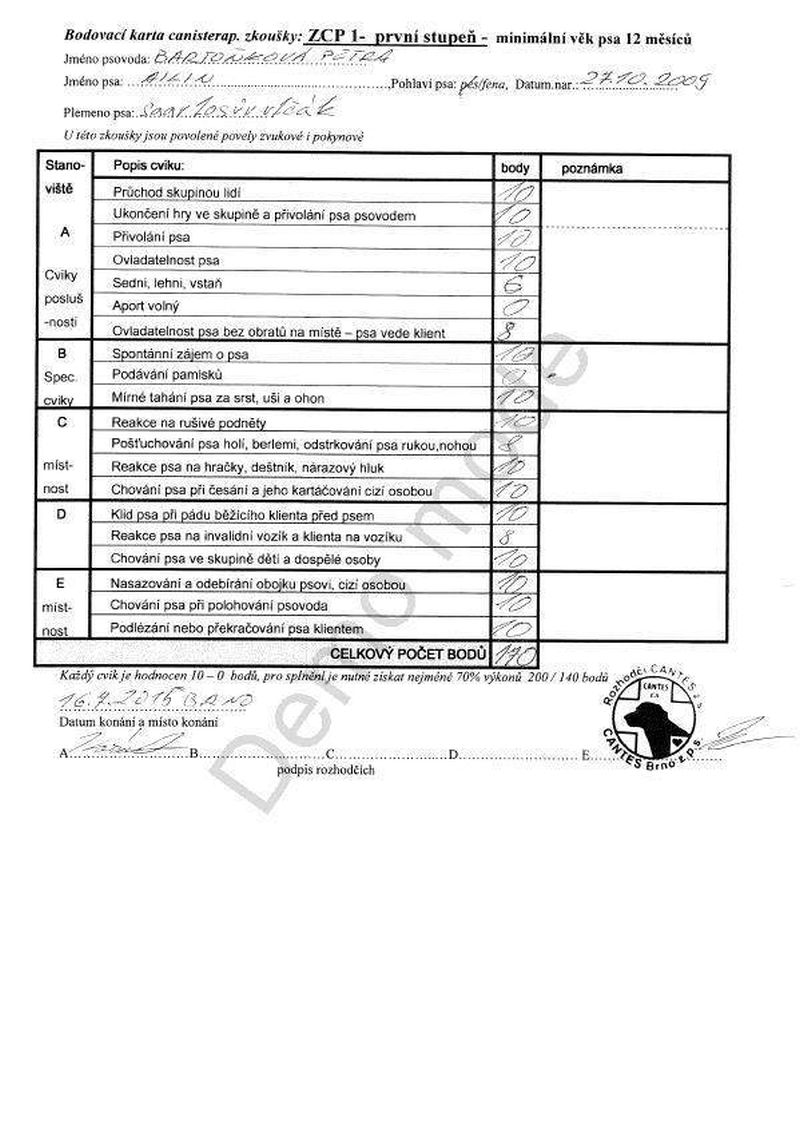 protokol ZCP 1