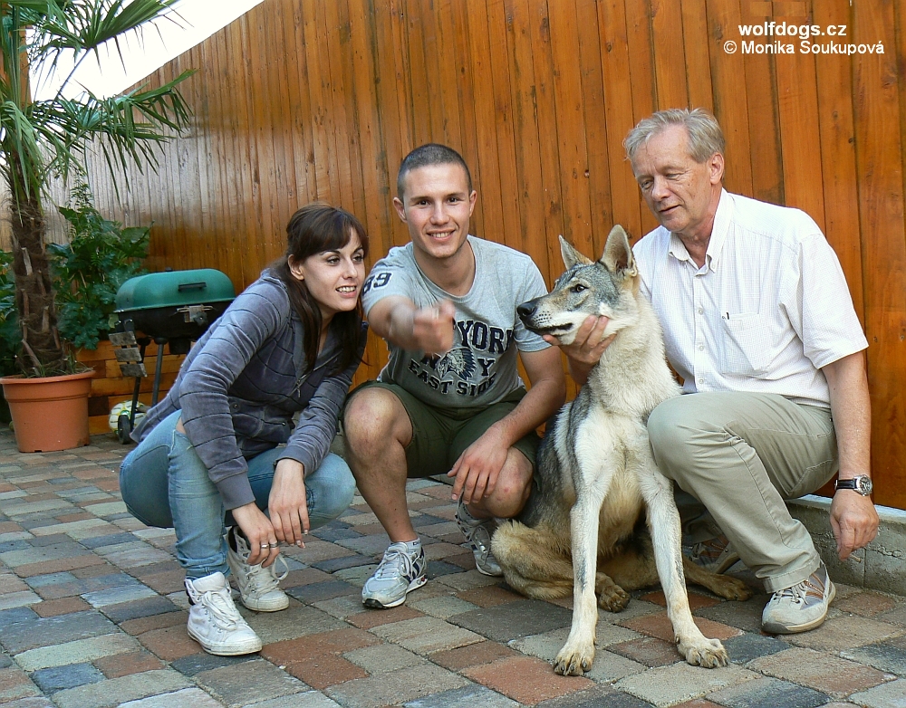 Serena, Riccardo, Viktor a Yukon - srpen 13th 2010