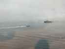 francozské pobřeží při cestě zpět - Normandie