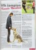 Vlka šampion - rozhovor v časopisu psí sporty