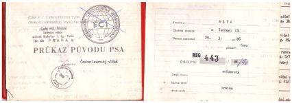 registr CSHPK 1986 - Asta z Tondova