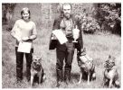 Anicka Jilma z PS zavod Sadska (1975) a Jiri Pokrovsky se psy